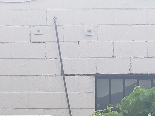 Window Lintel Causing Cracks in Block Wall