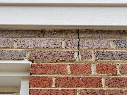 Window Lintel Causing Cracks in Block Wall