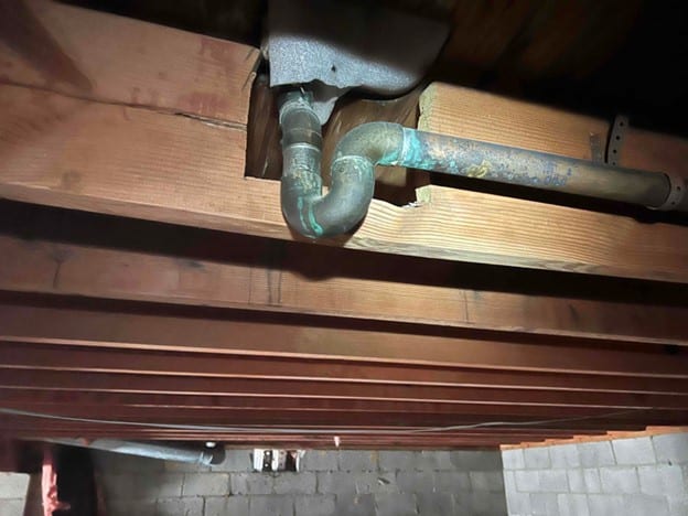 Improperly Notched Floor Joist