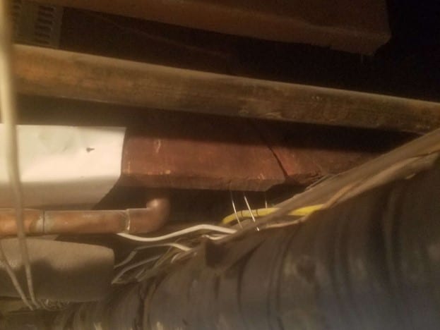 Cracked Floor Joist