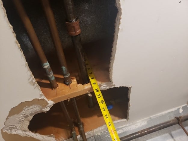 Improperly Cored Floor Joist