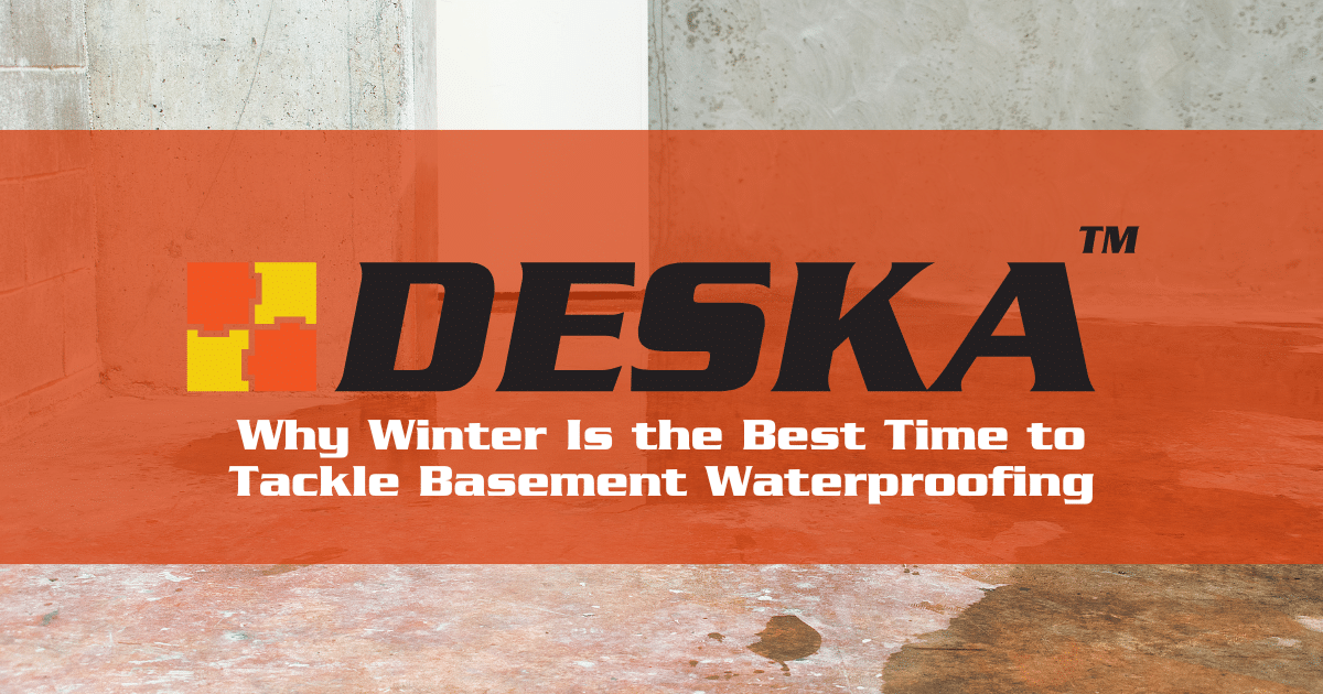Why Winter Is the Best Time to Tackle Basement Waterproofing