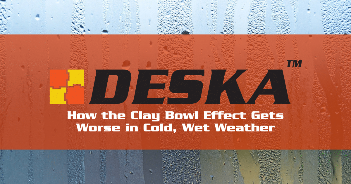 How the Clay Bowl Effect Gets Worse in Cold, Wet Weather