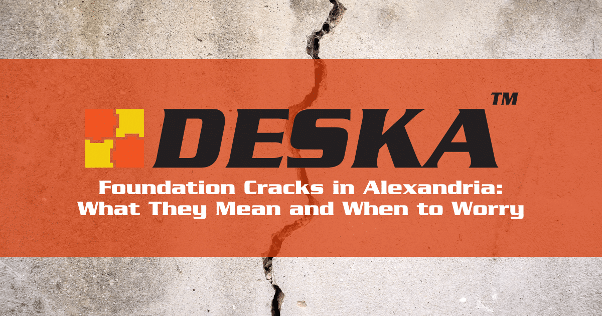 Foundation Cracks in Alexandria: What They Mean and When to Worry