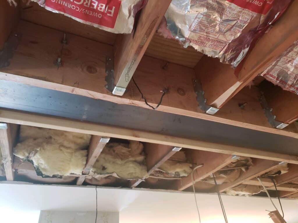 Flush Mounted Floor Joists