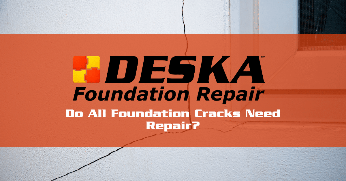 Do all foundation cracks need repair