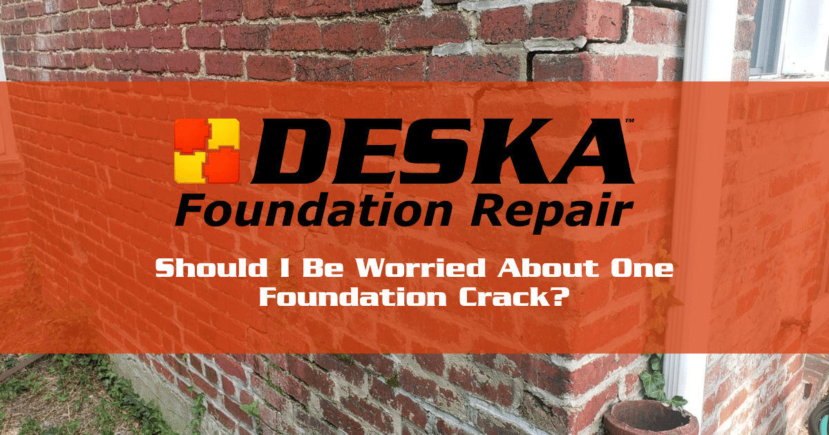Should I be Worries About One Foundation Crack?
