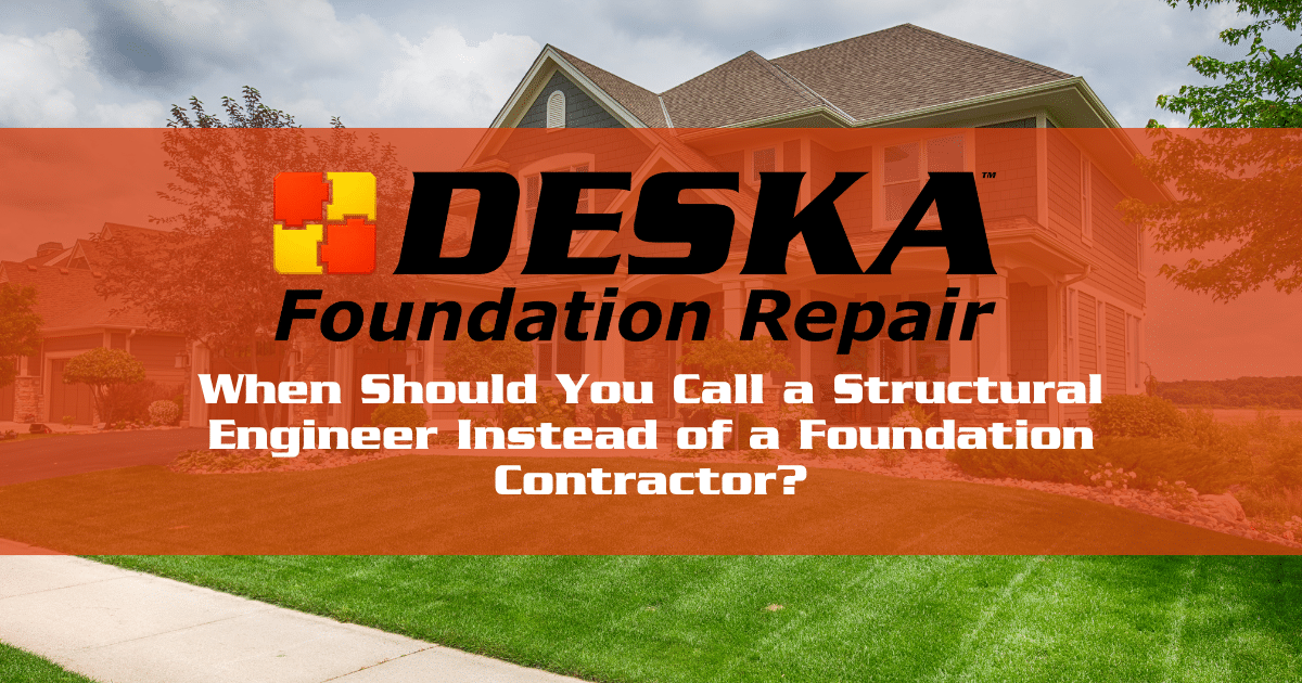 When Should You Call a Structural Engineer Instead of a Foundation Contractor?