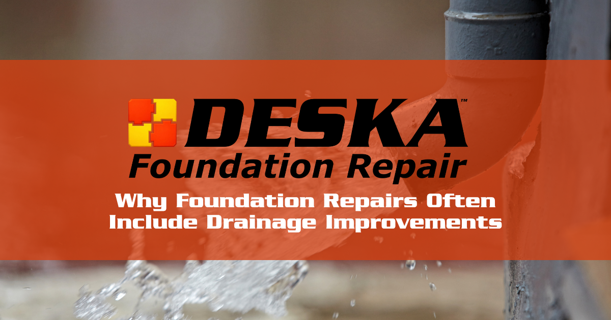 Why Foundation Repairs Often Include Drainage Improvements